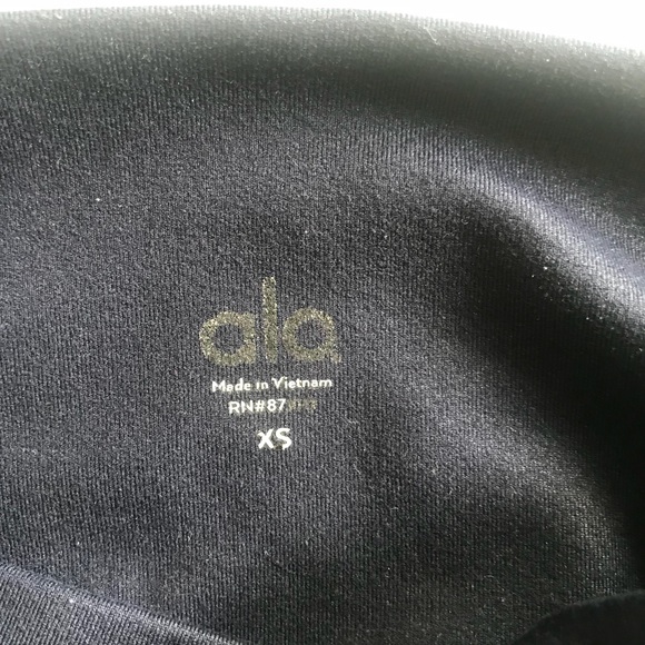 ALO YOGA | navy blue high waist airbrush leggings - Picture 7 of 7